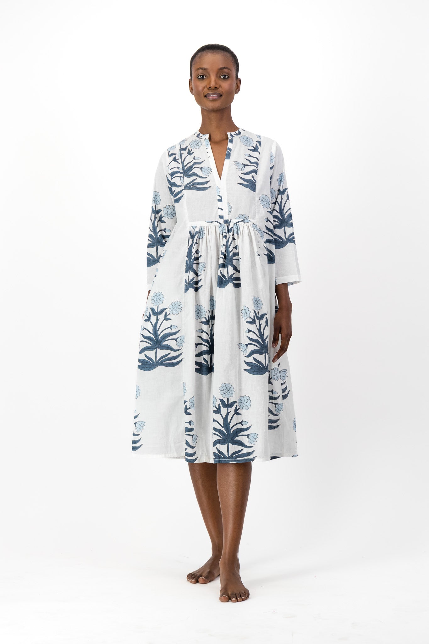 Enya Dress - Stone Daisy