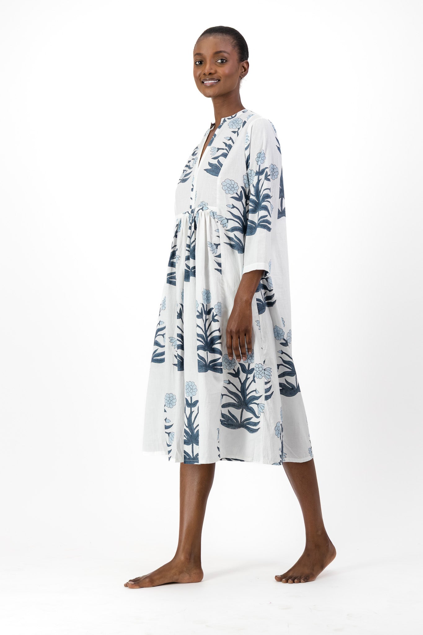 Enya Dress - Stone Daisy