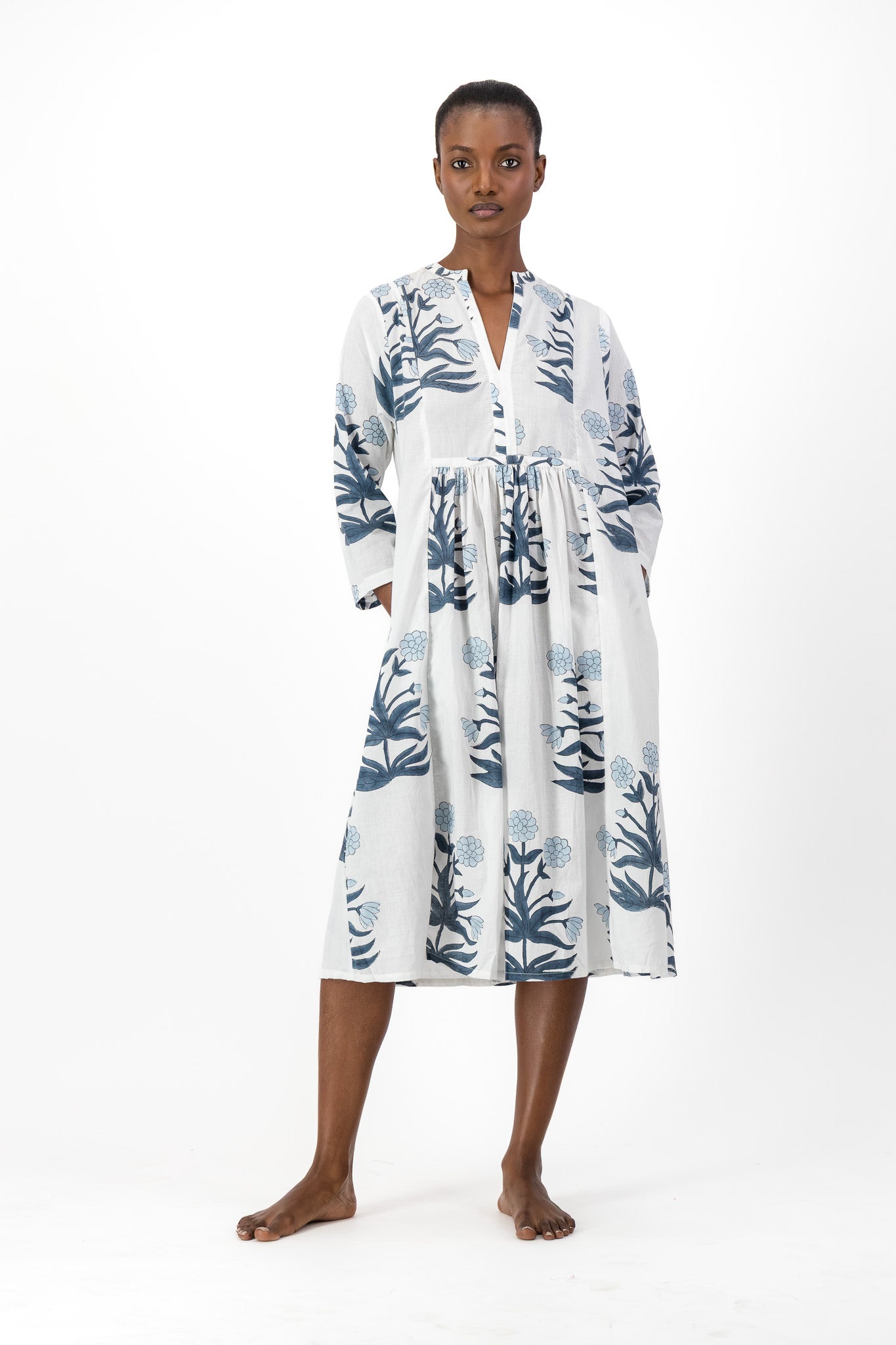 Enya Dress - Stone Daisy