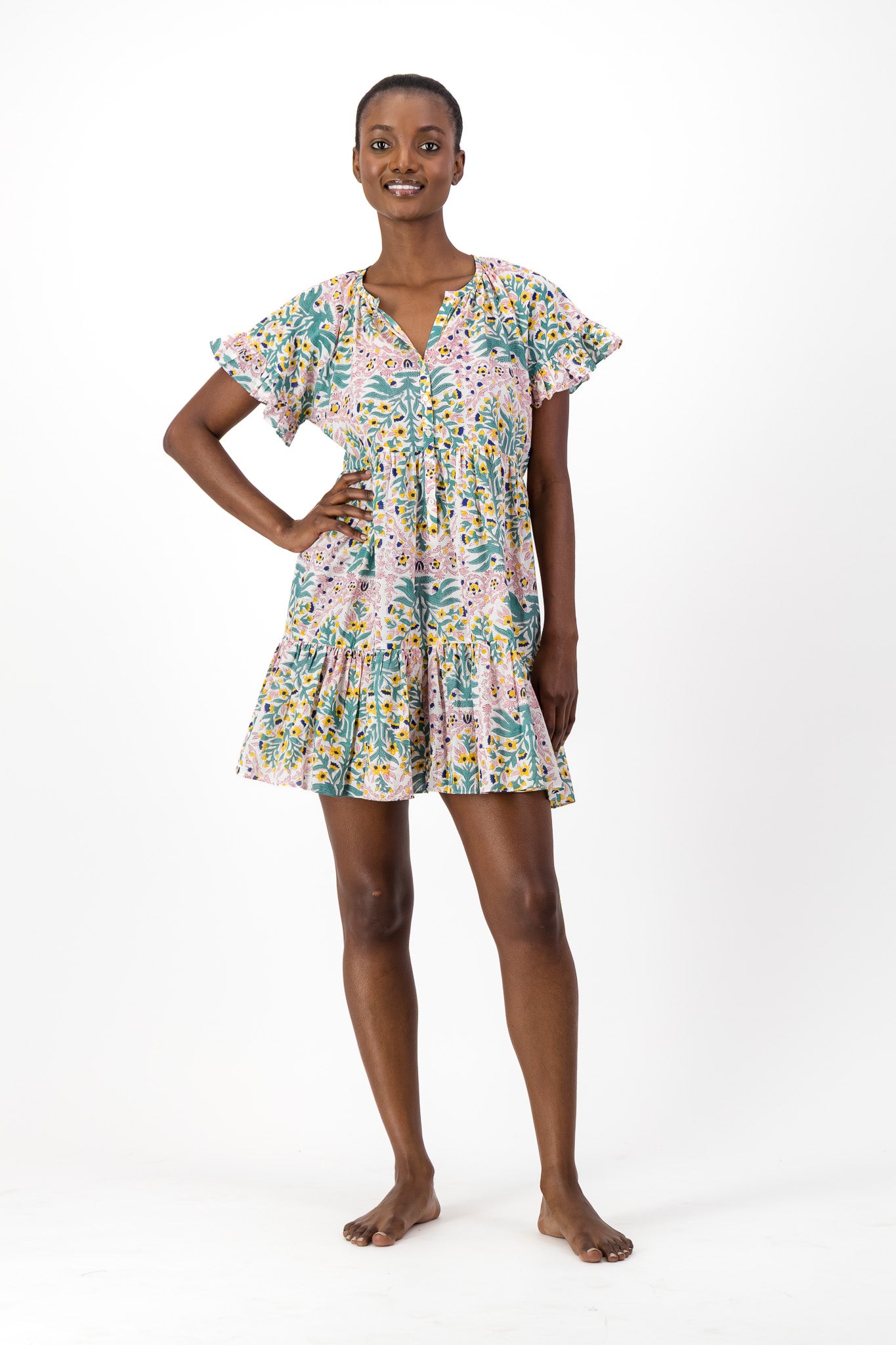 Mally Dress - Garden Floral