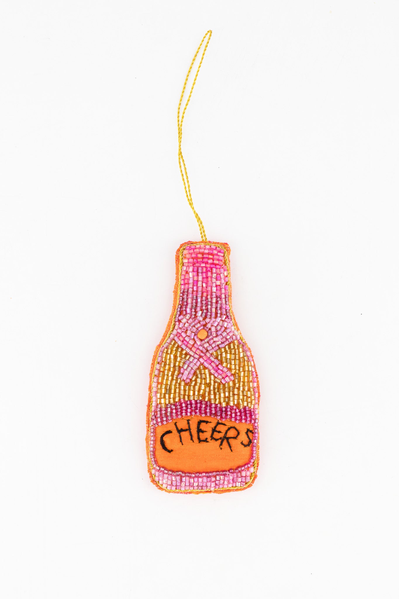Sequins Ornament - Cheers Pink