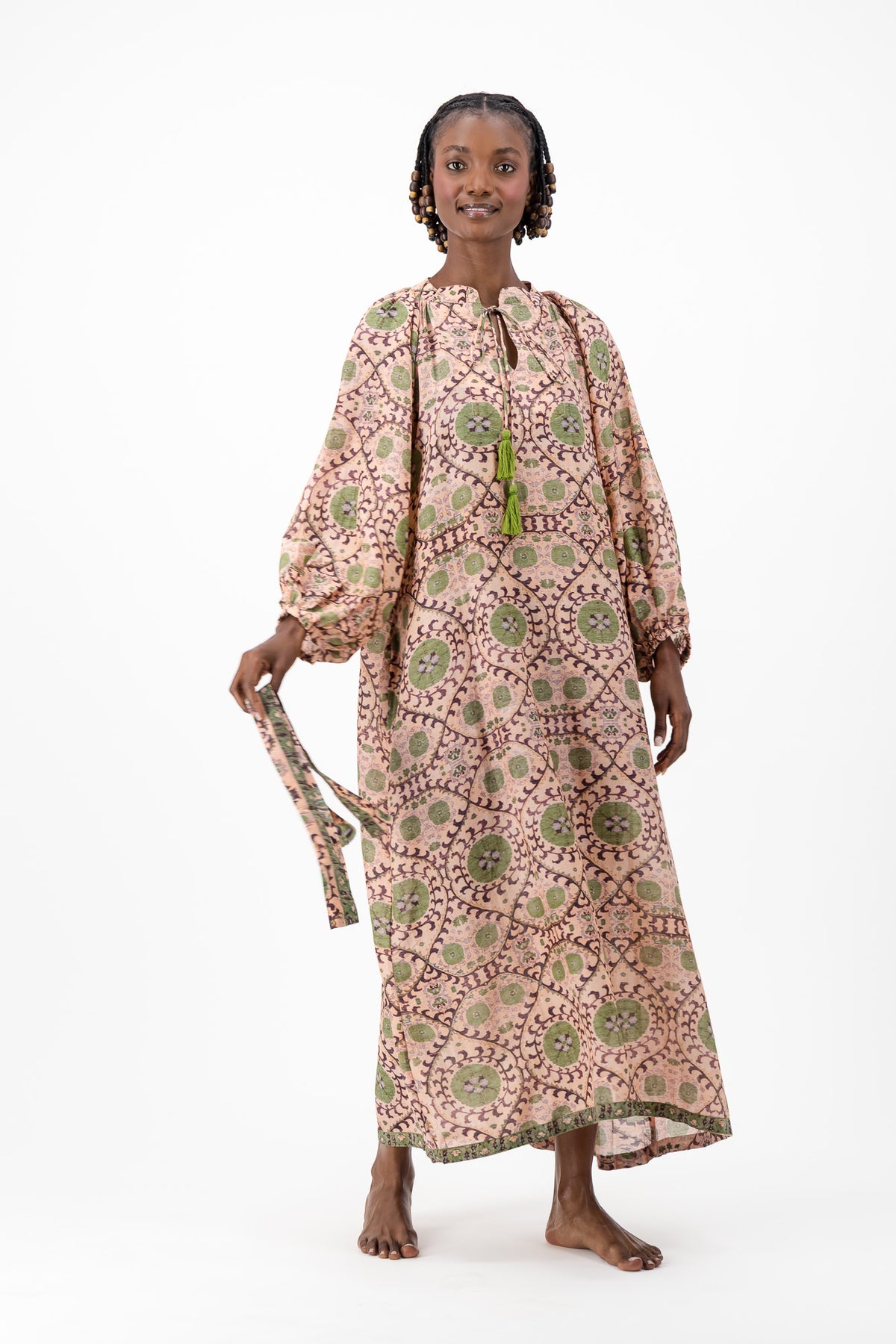 Samantha Dress - Sage Blossom