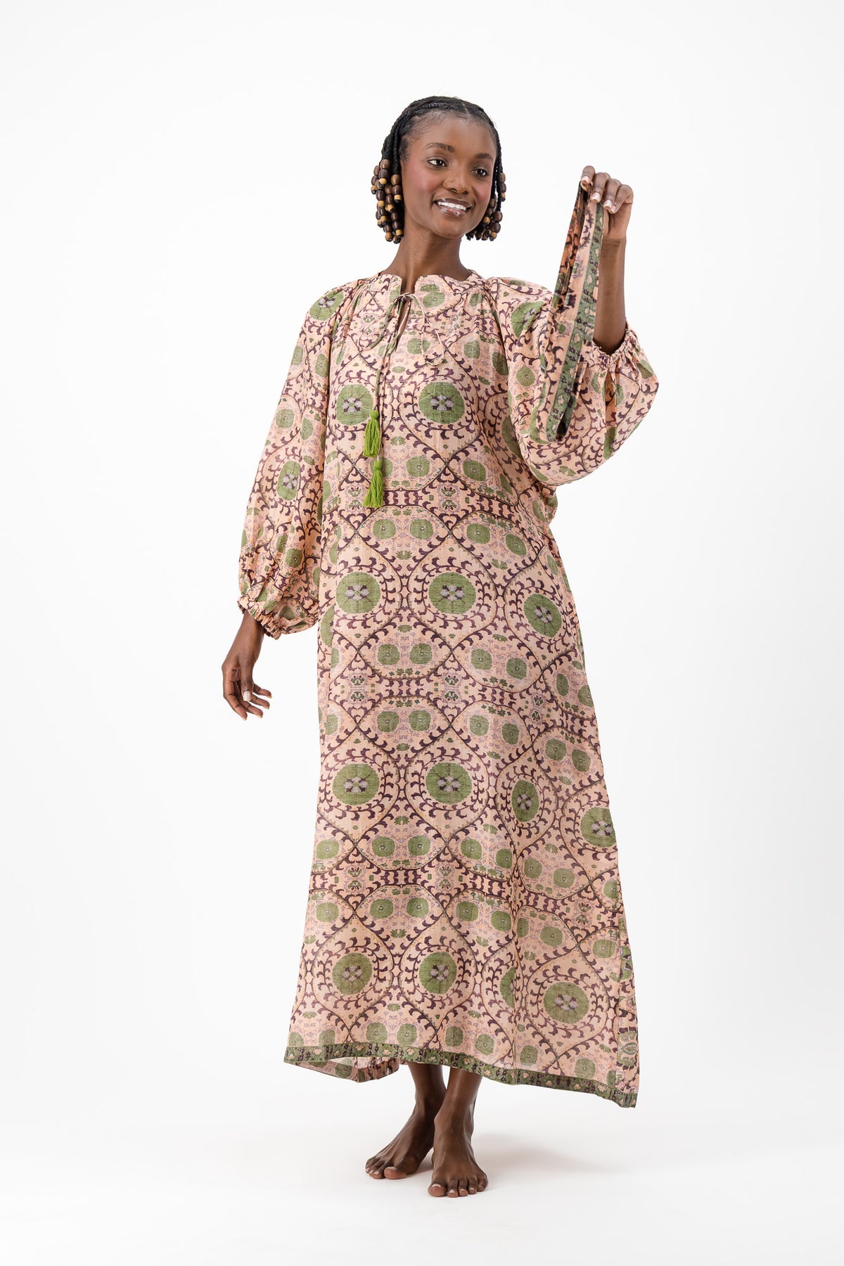 Samantha Dress - Sage Blossom