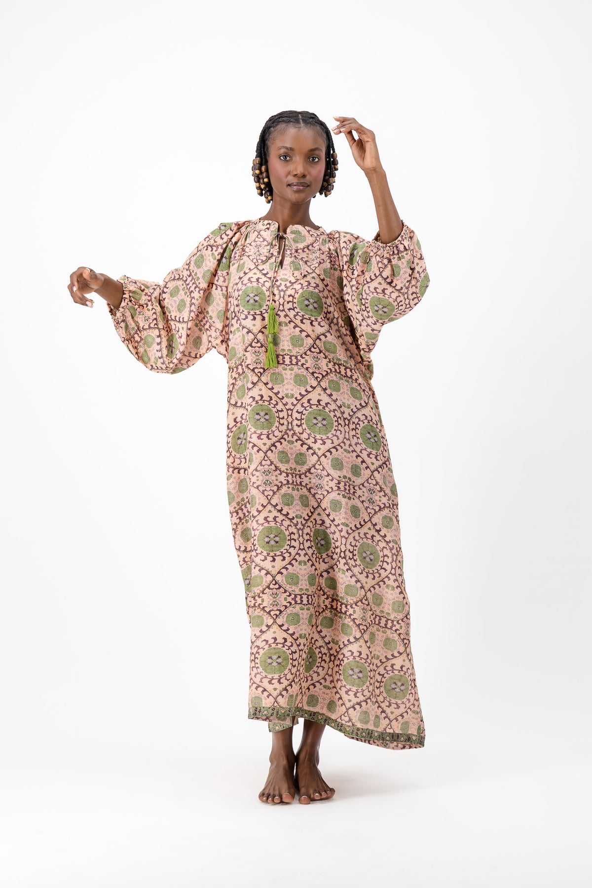 Samantha Dress - Sage Blossom