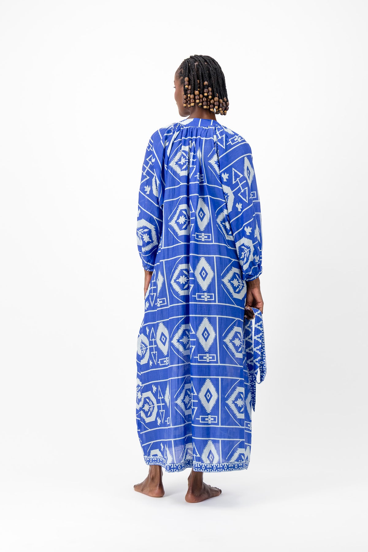 Samantha Dress - Aztec Blue