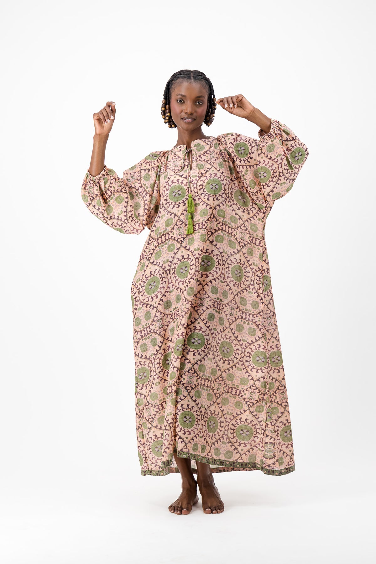 Samantha Dress - Sage Blossom