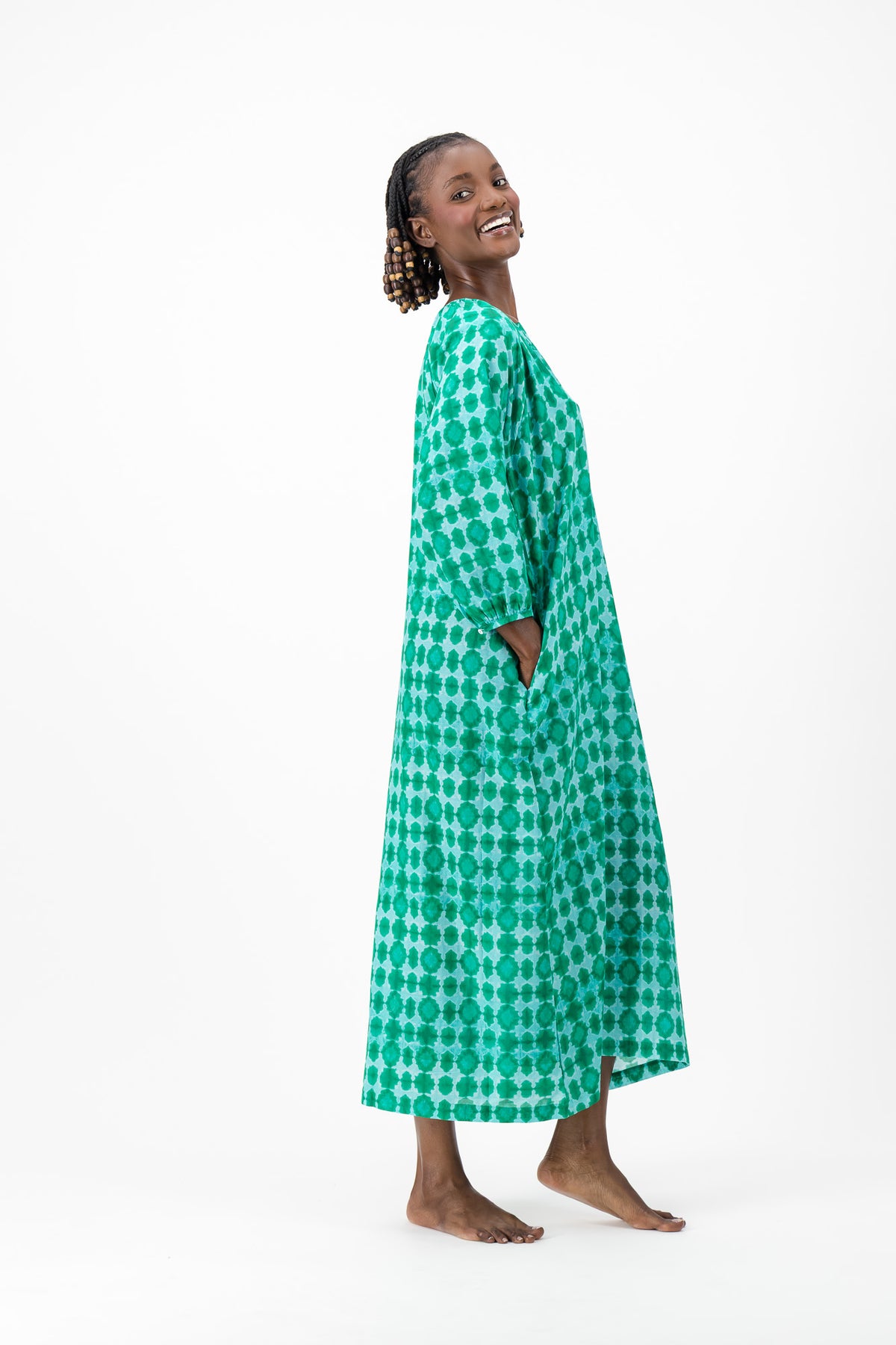 Love Dress - Green Tie Dye