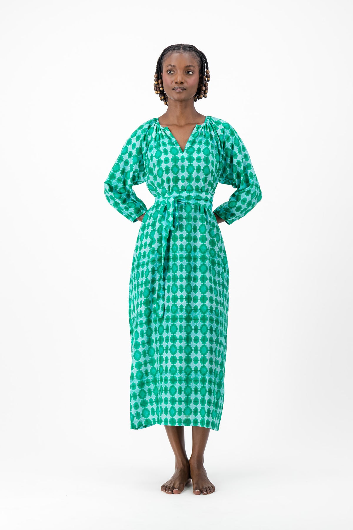 Love Dress - Green Tie Dye