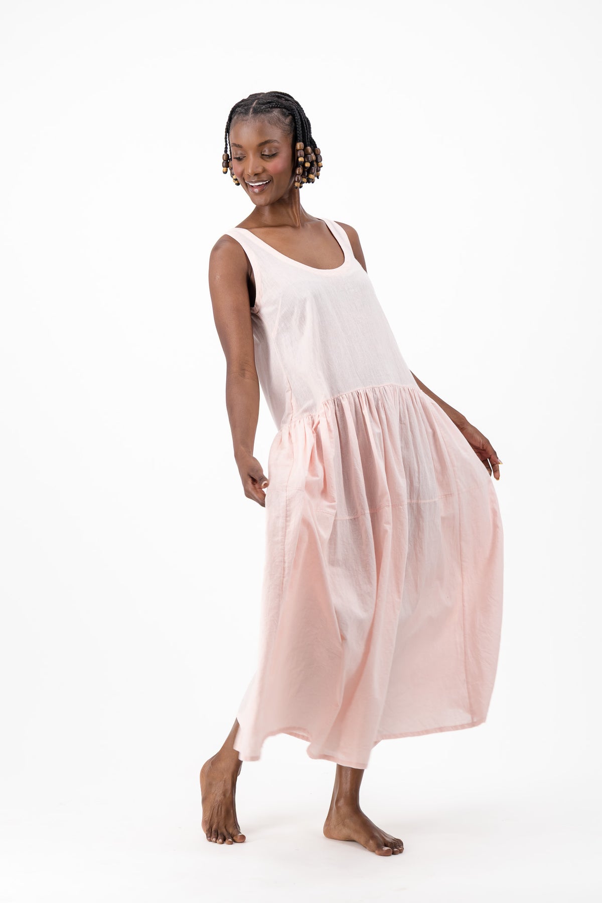 Vest Dress - Rose