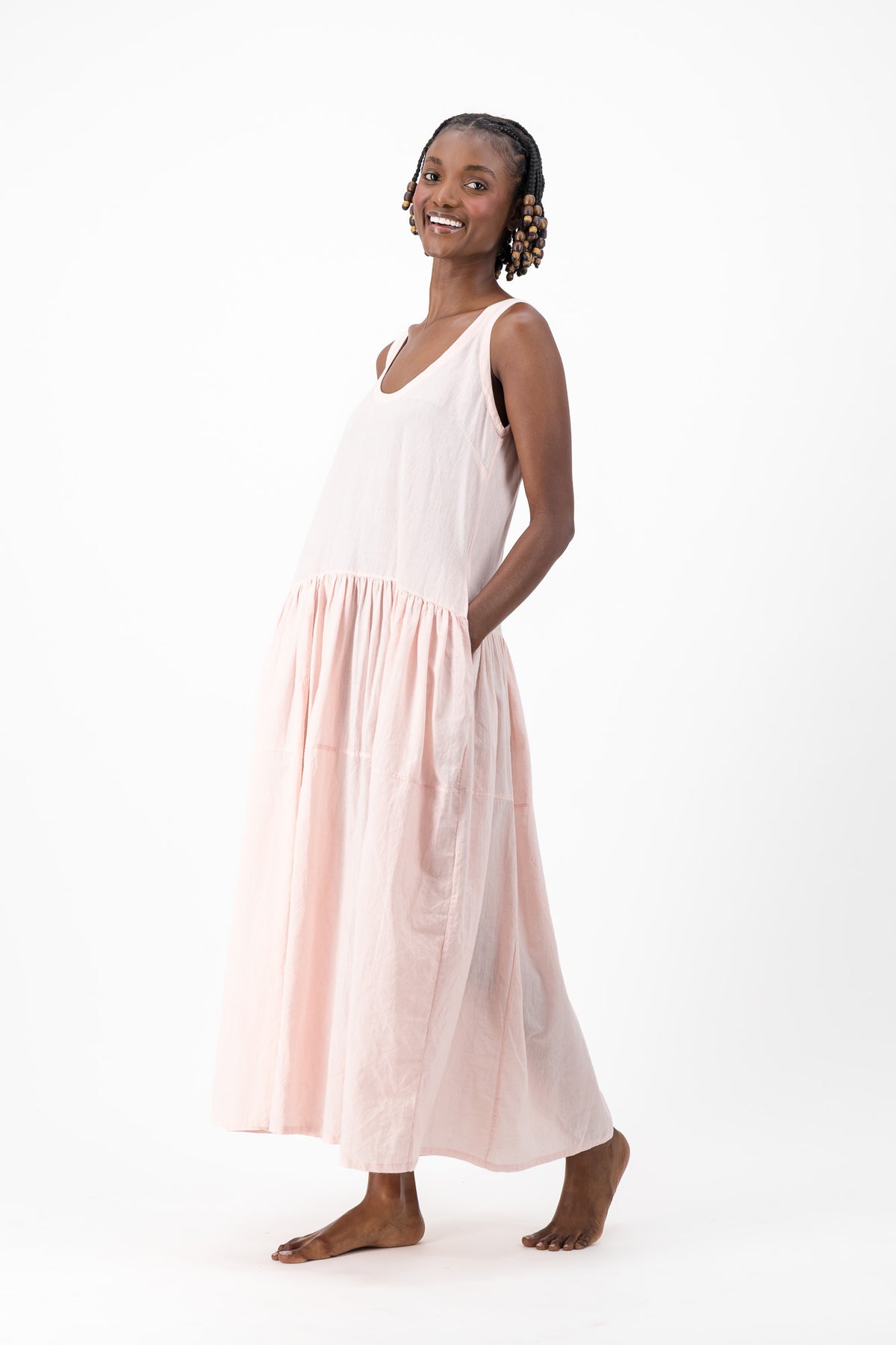 Vest Dress - Rose