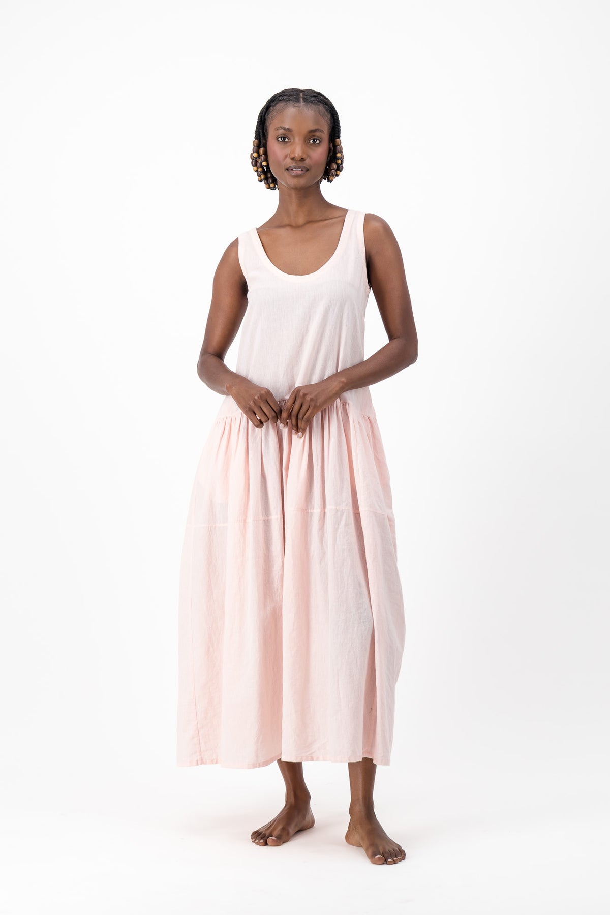 Vest Dress - Rose
