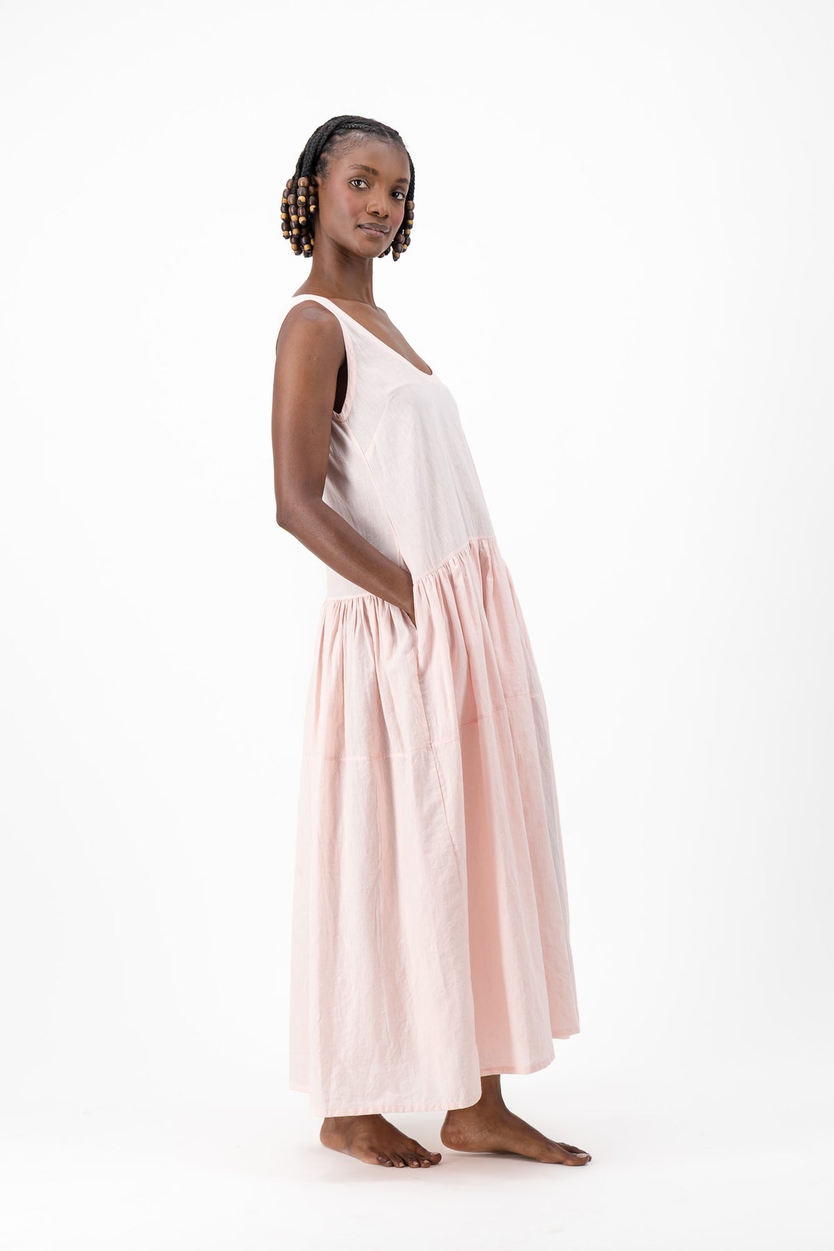 Vest Dress - Rose