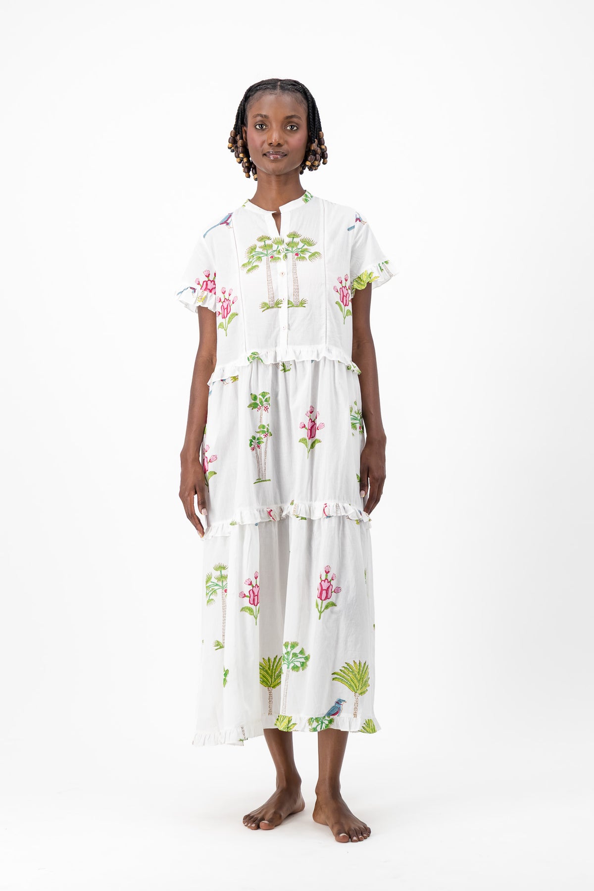 Flore - Palm Bird with Ladder Stitch