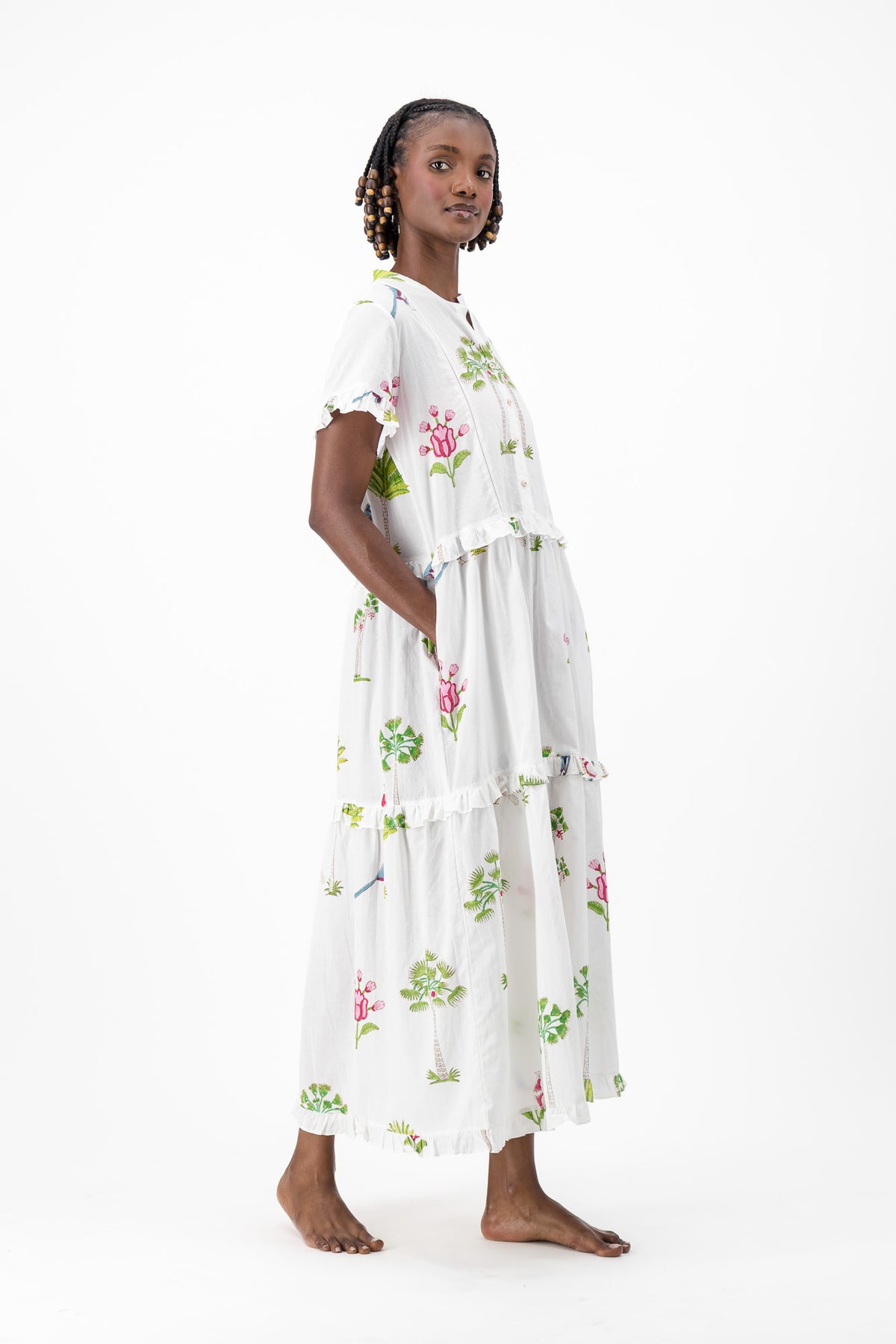 Flore - Palm Bird with Ladder Stitch