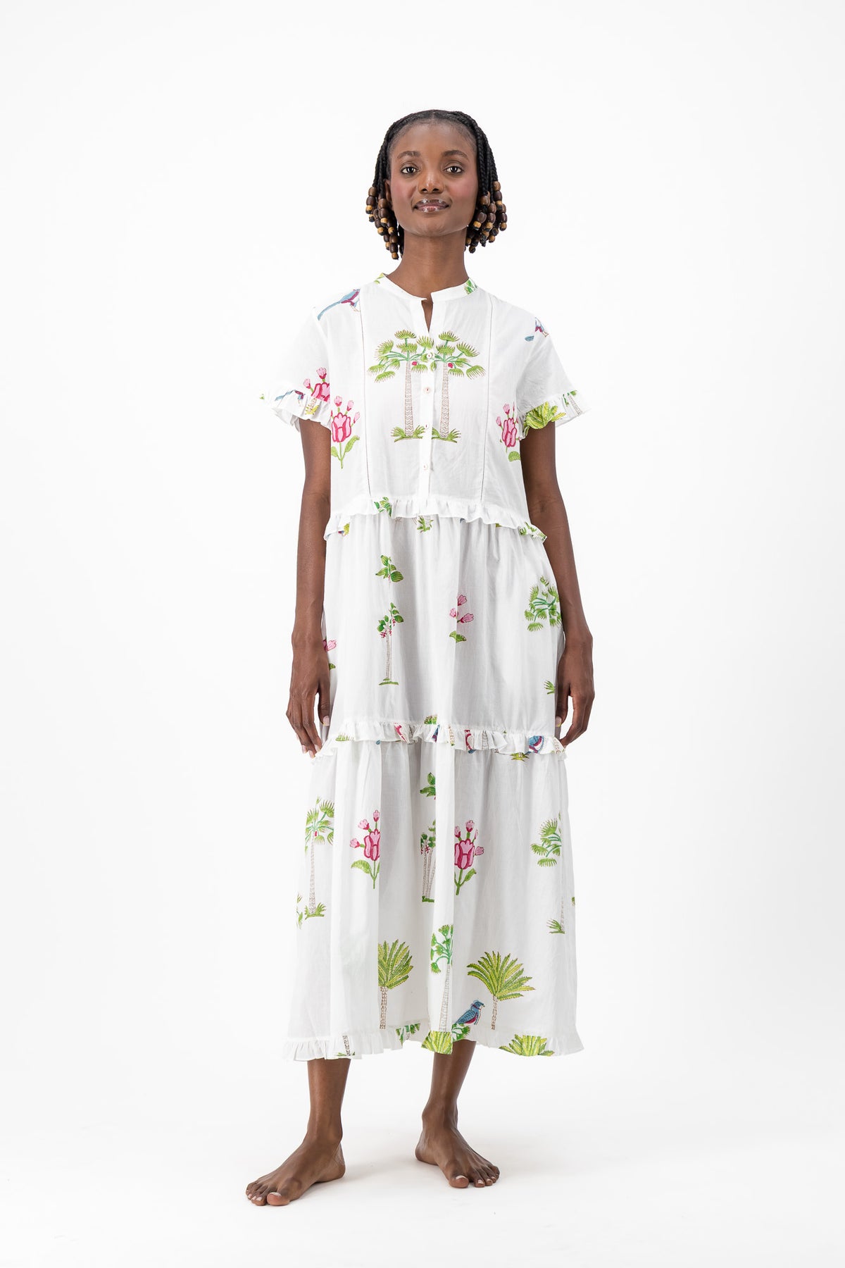 Flore - Palm Bird with Ladder Stitch