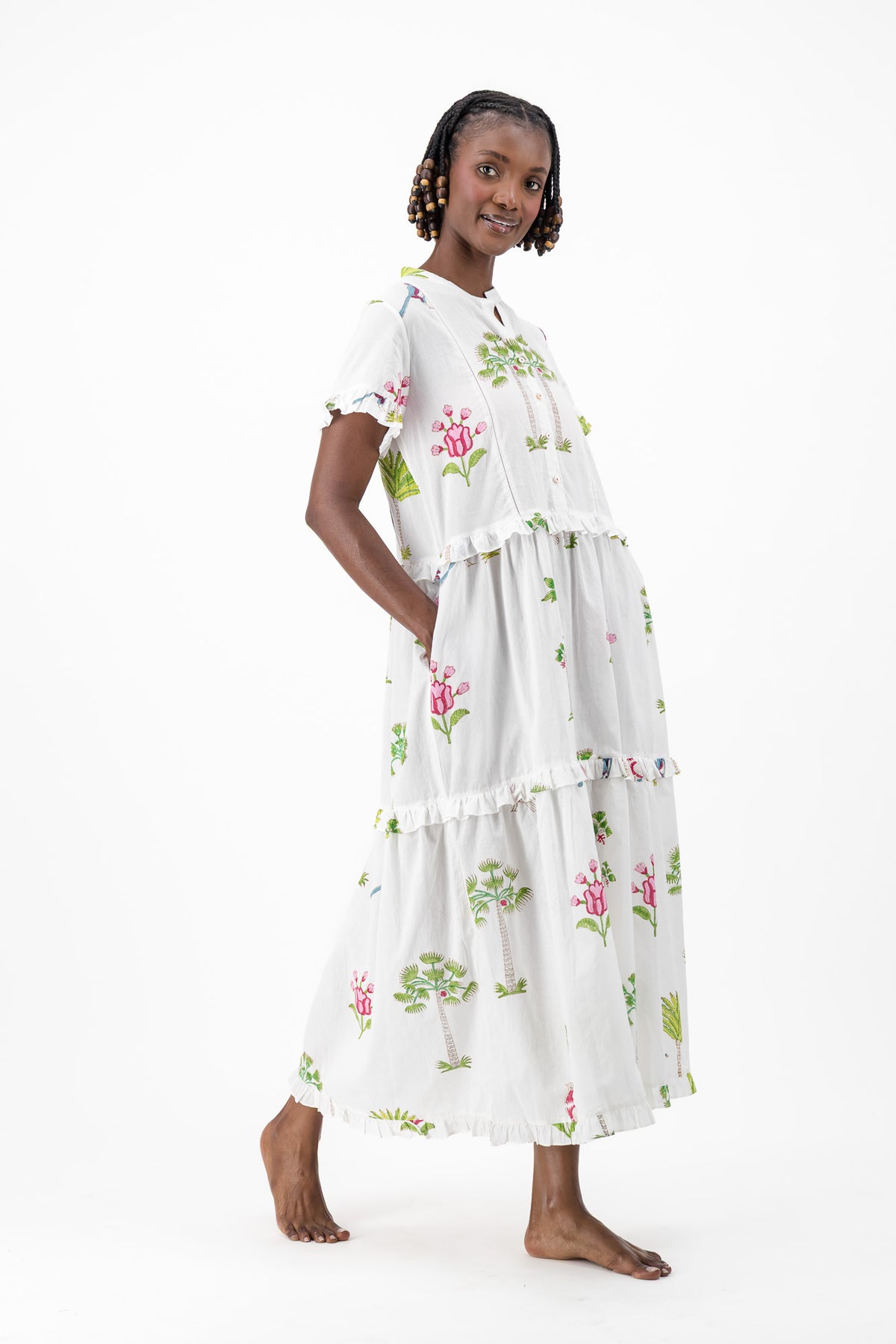 Flore - Palm Bird with Ladder Stitch