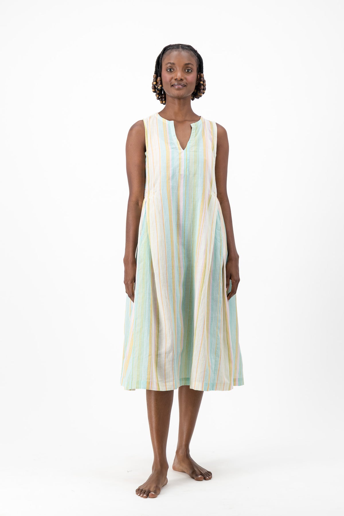 Viola Dress - Sorbet Stripe