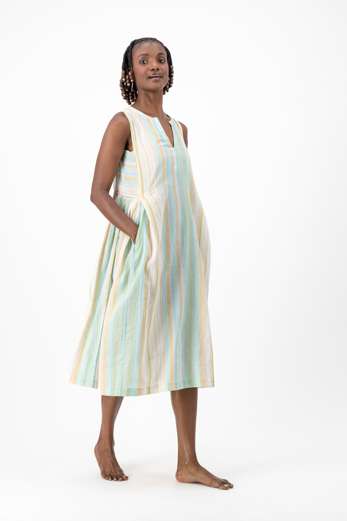 Viola Dress - Sorbet Stripe