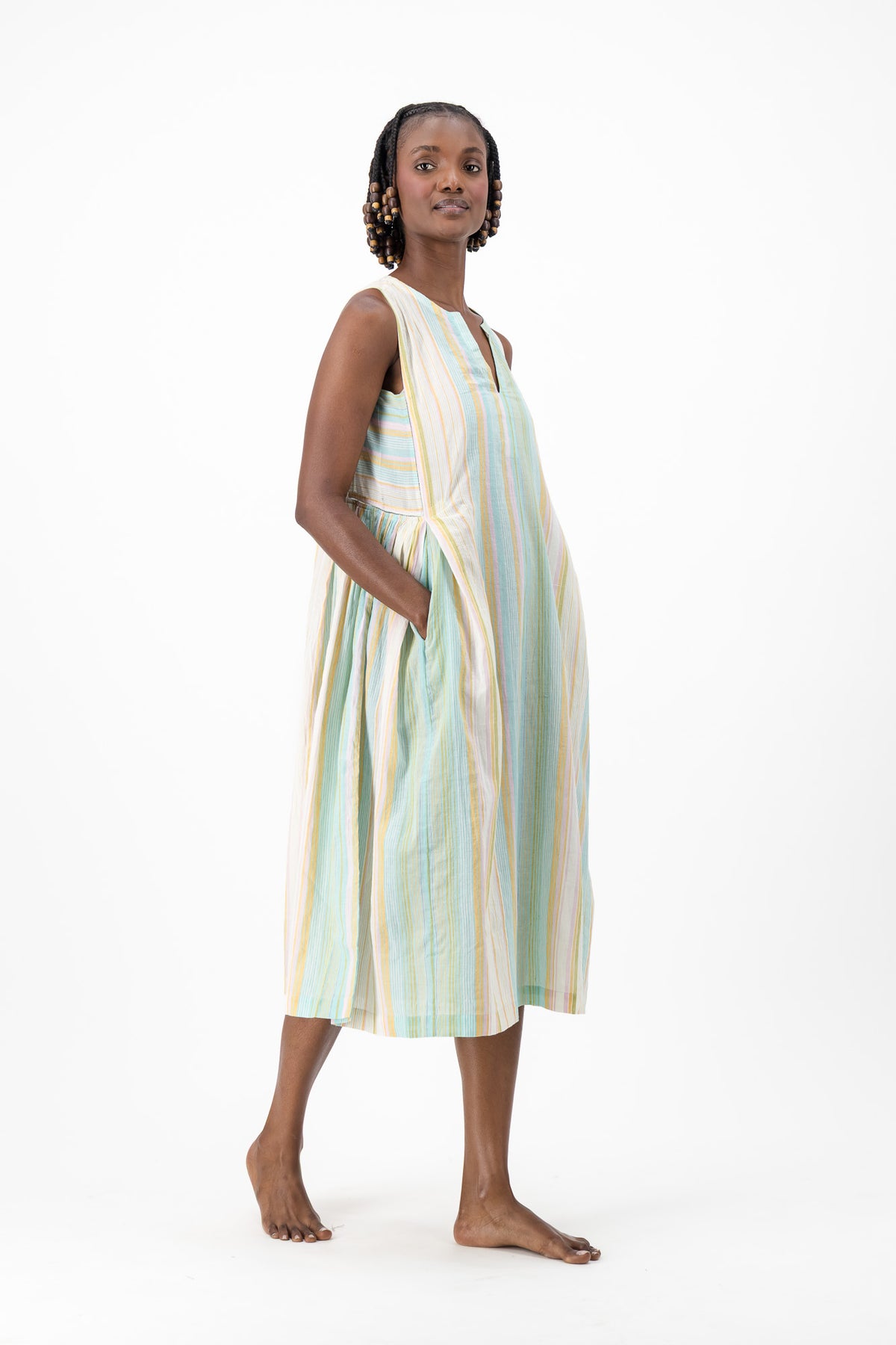 Viola Dress - Sorbet Stripe