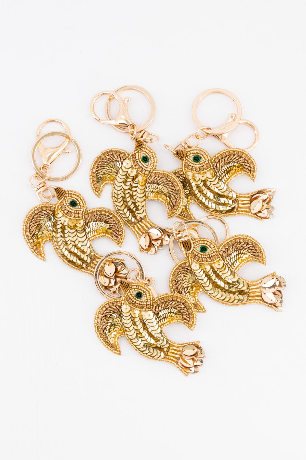 Bag Charm - Golden Dove