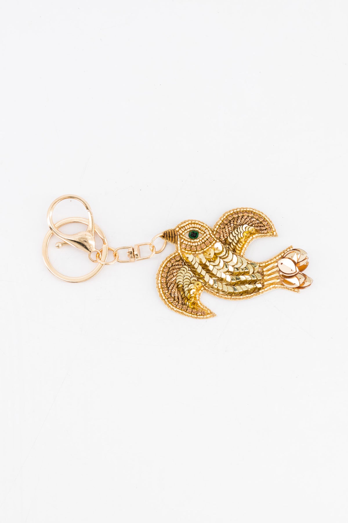 Bag Charm - Golden Dove