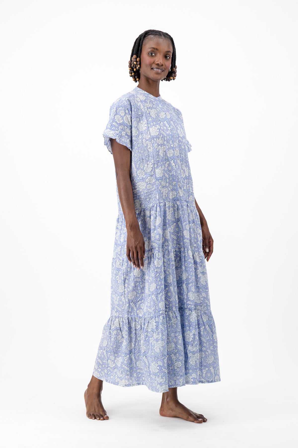 Rowe Dress Block - Blue Block