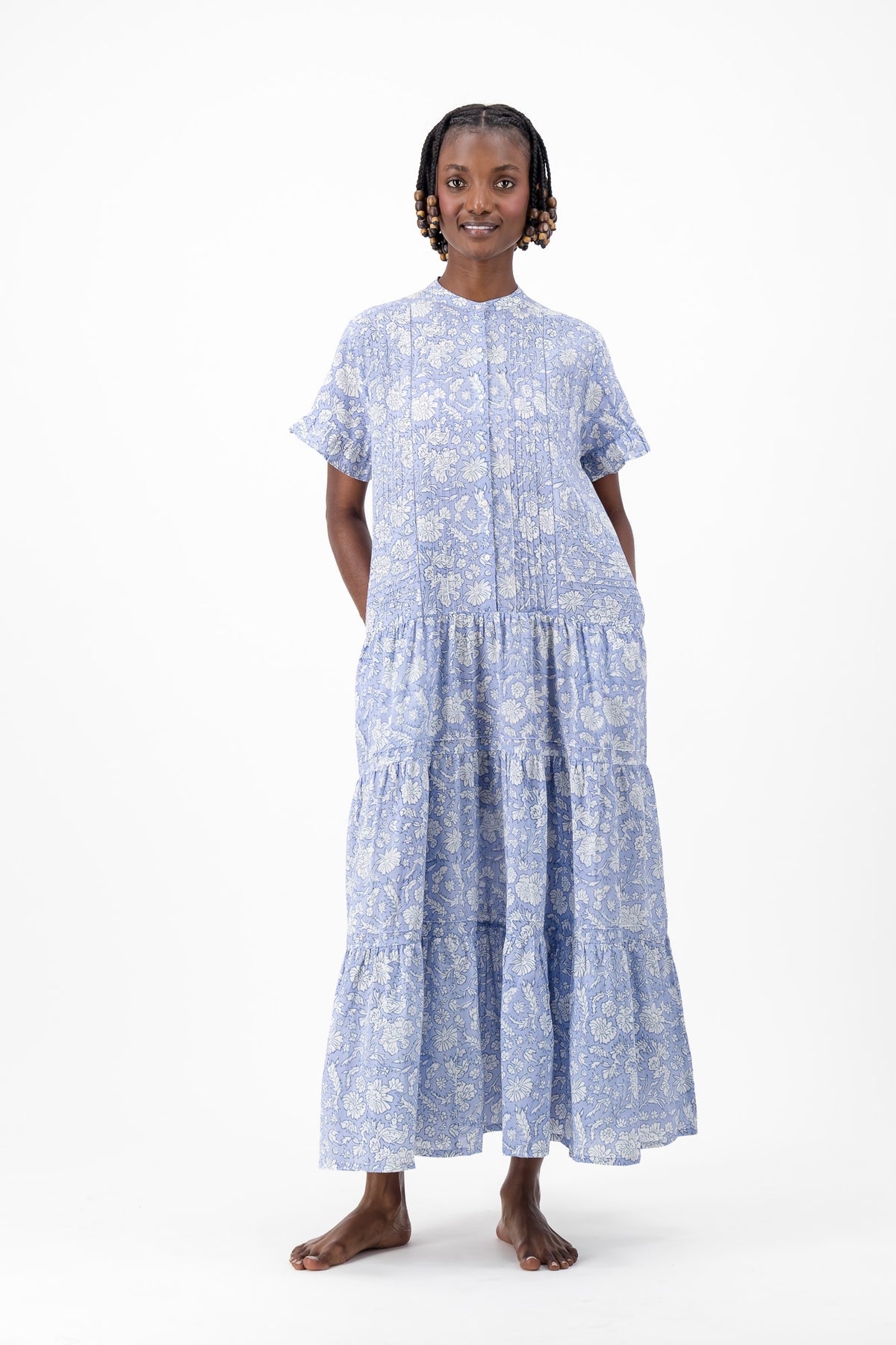 Rowe Dress Block - Blue Block