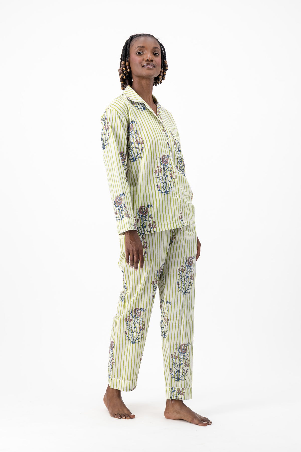 Pyjamas - Turquoise Stripe