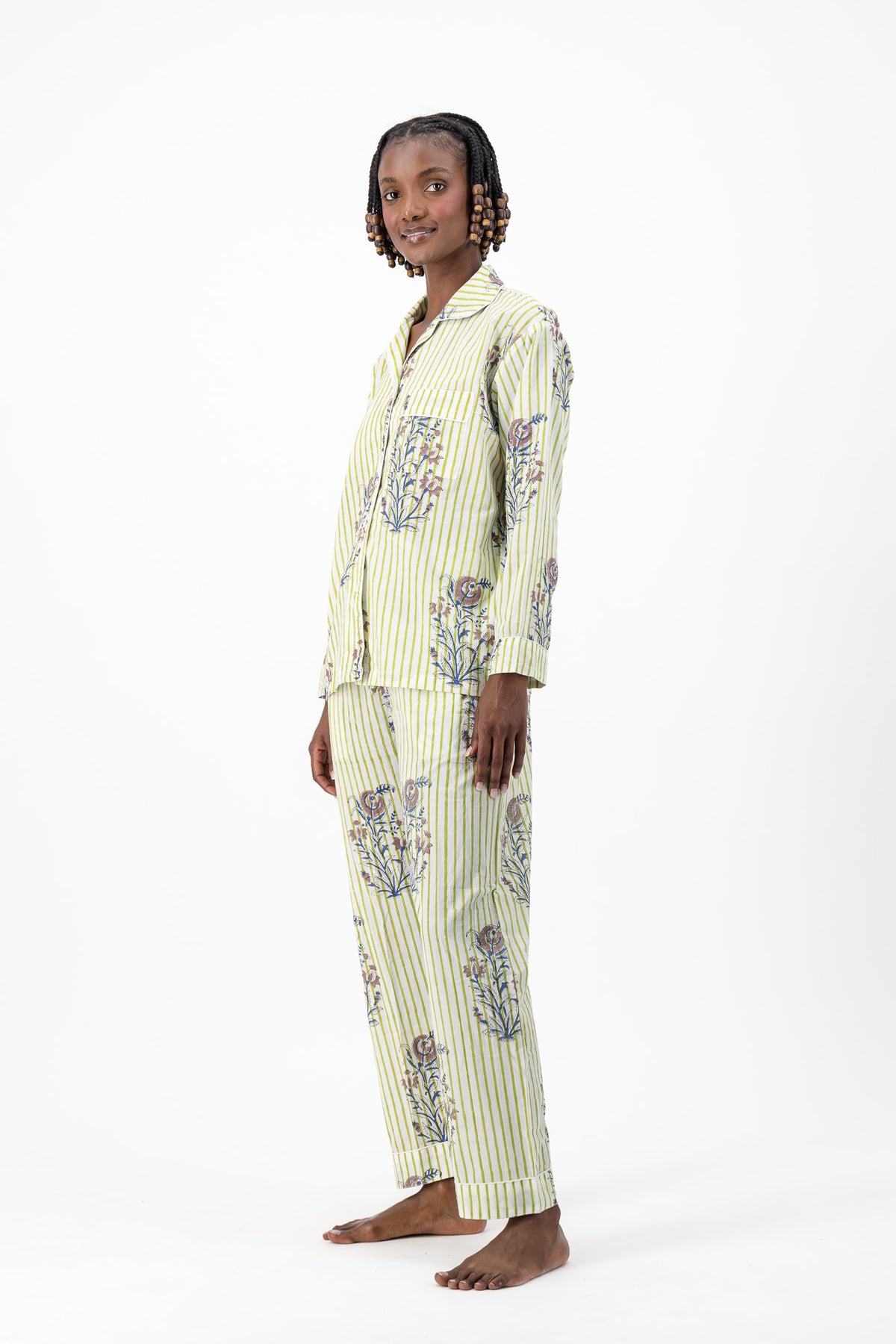 Pyjamas - Turquoise Stripe