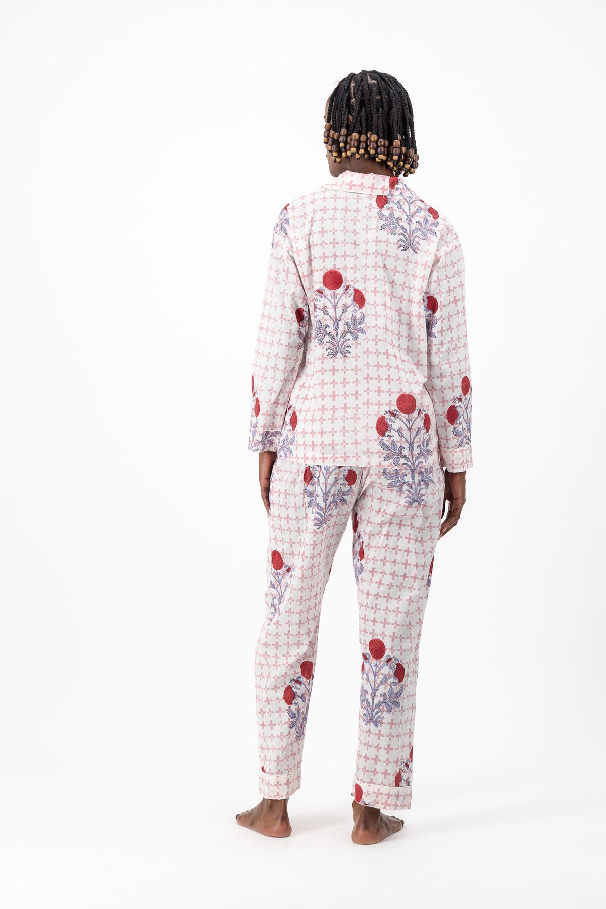 Pyjamas - Red Mughal
