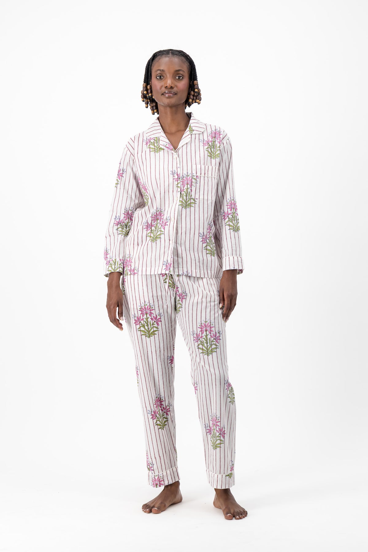 Pyjamas - Mauve Flower
