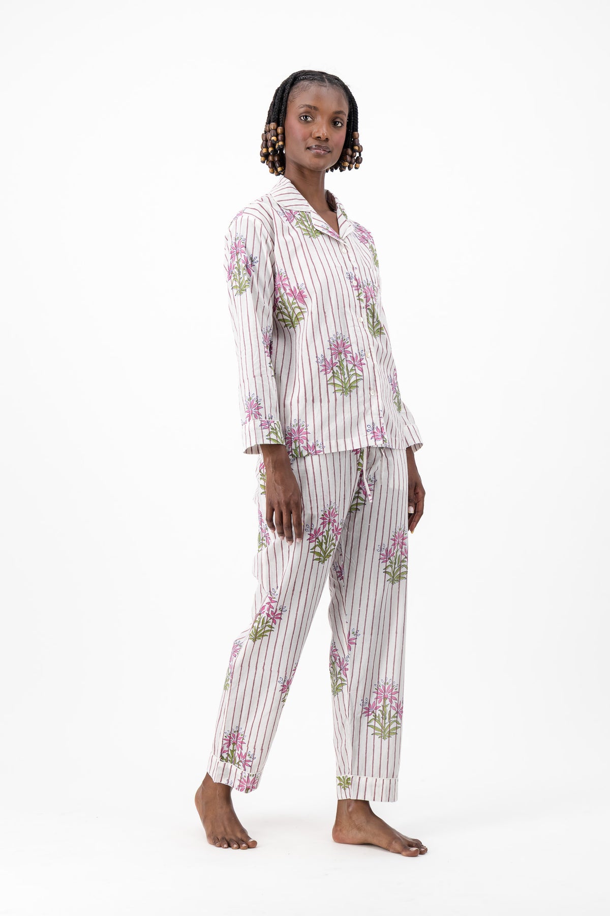 Pyjamas - Mauve Flower