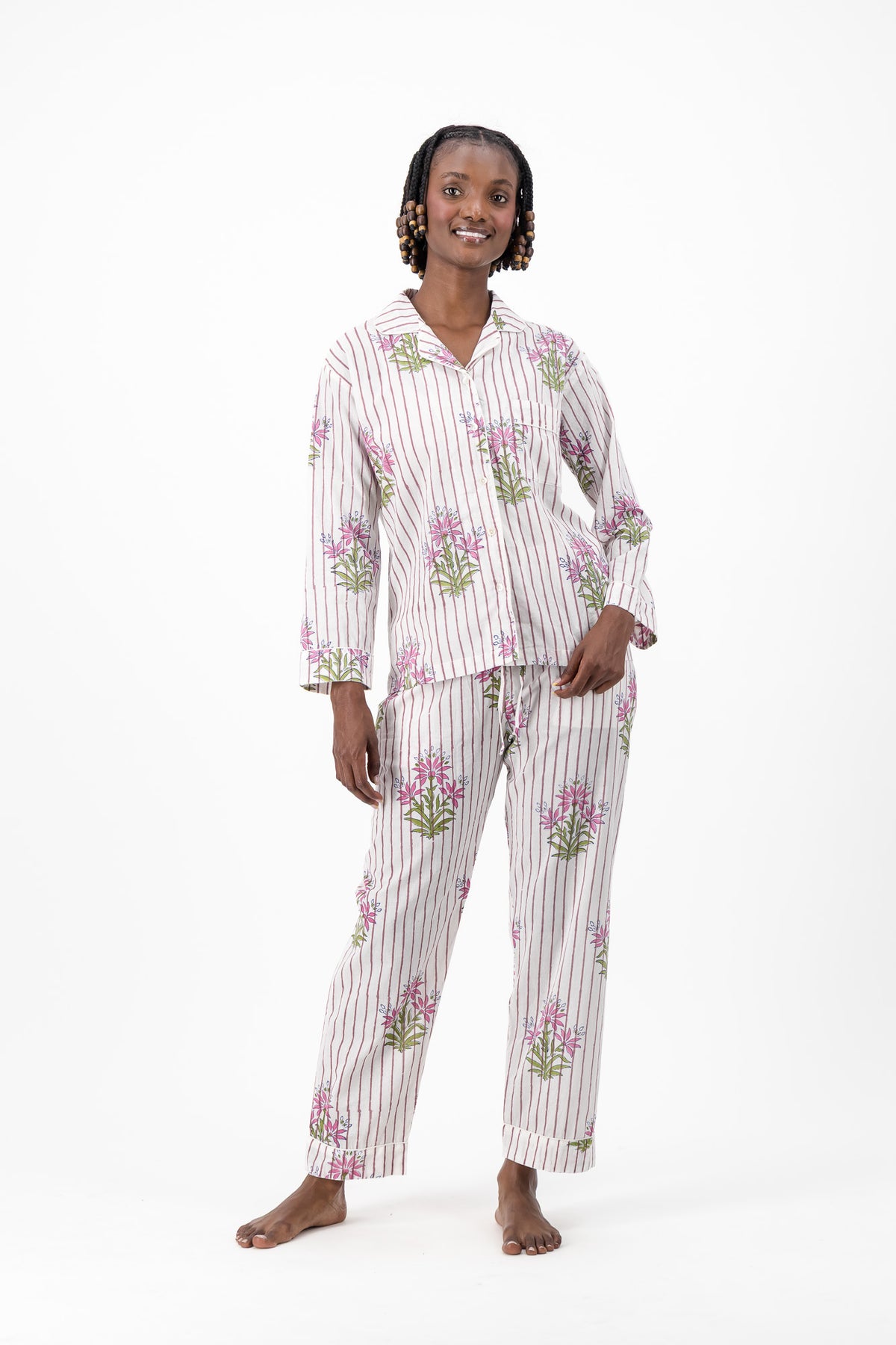 Pyjamas - Mauve Flower