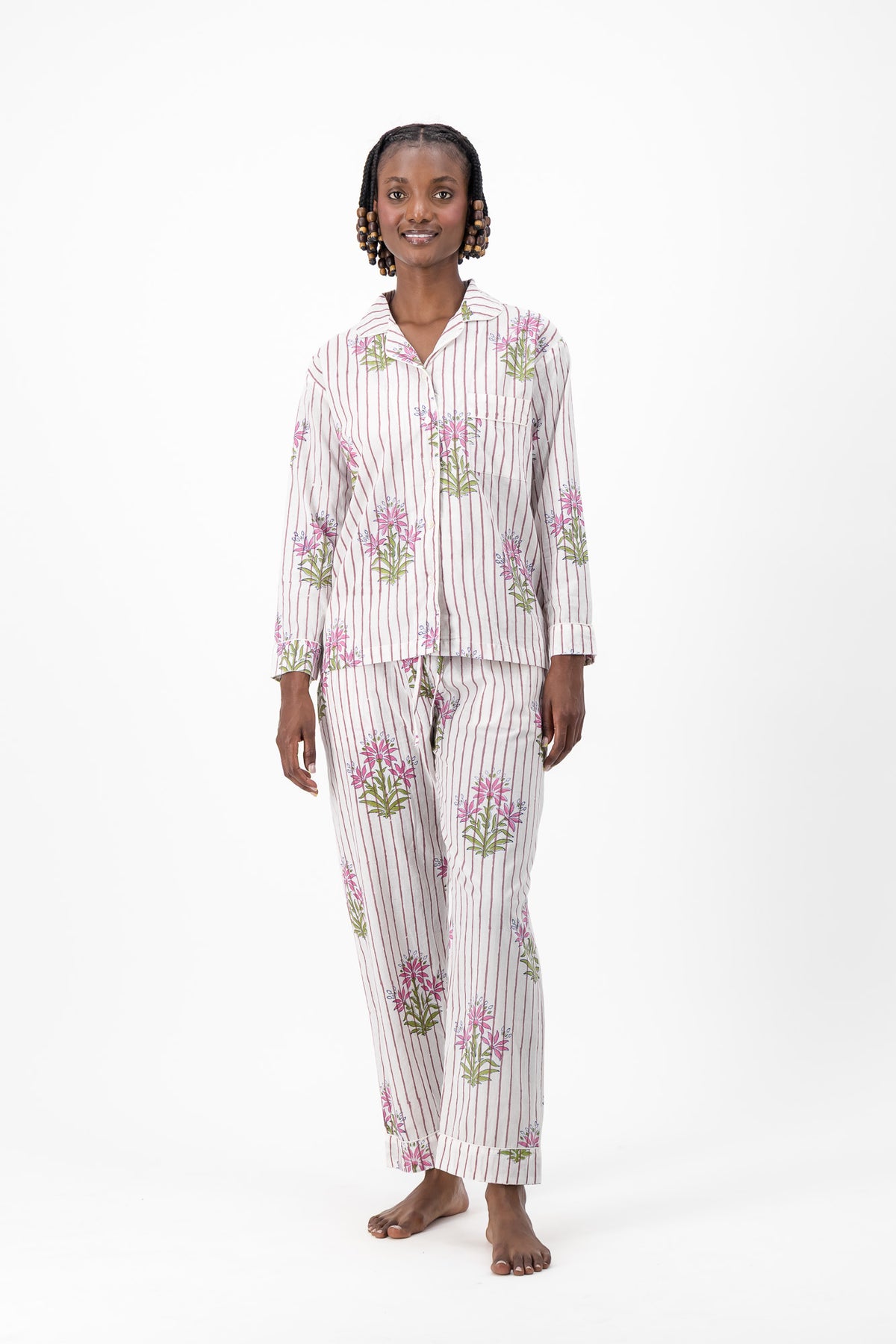Pyjamas - Mauve Flower