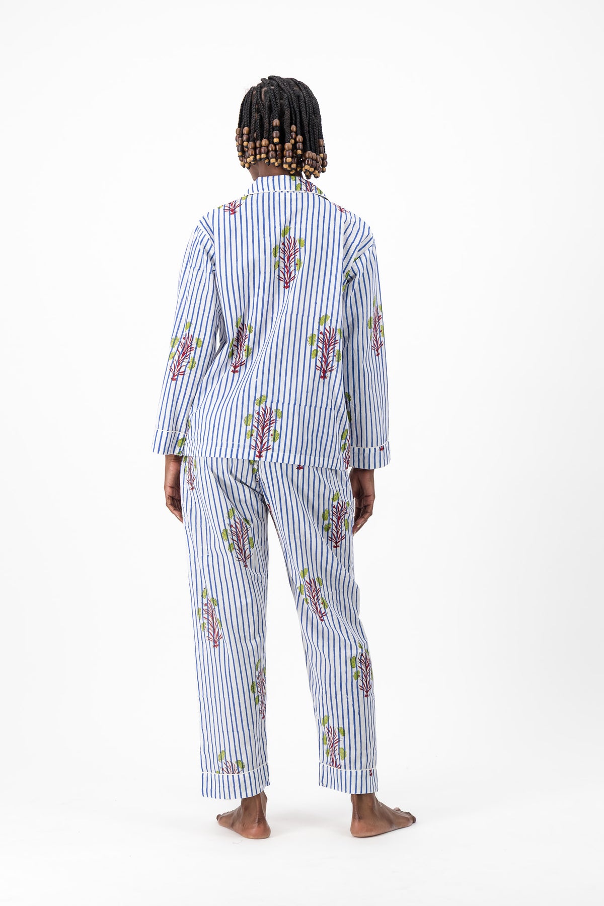 Pyjamas - Blue Stripe Mughal