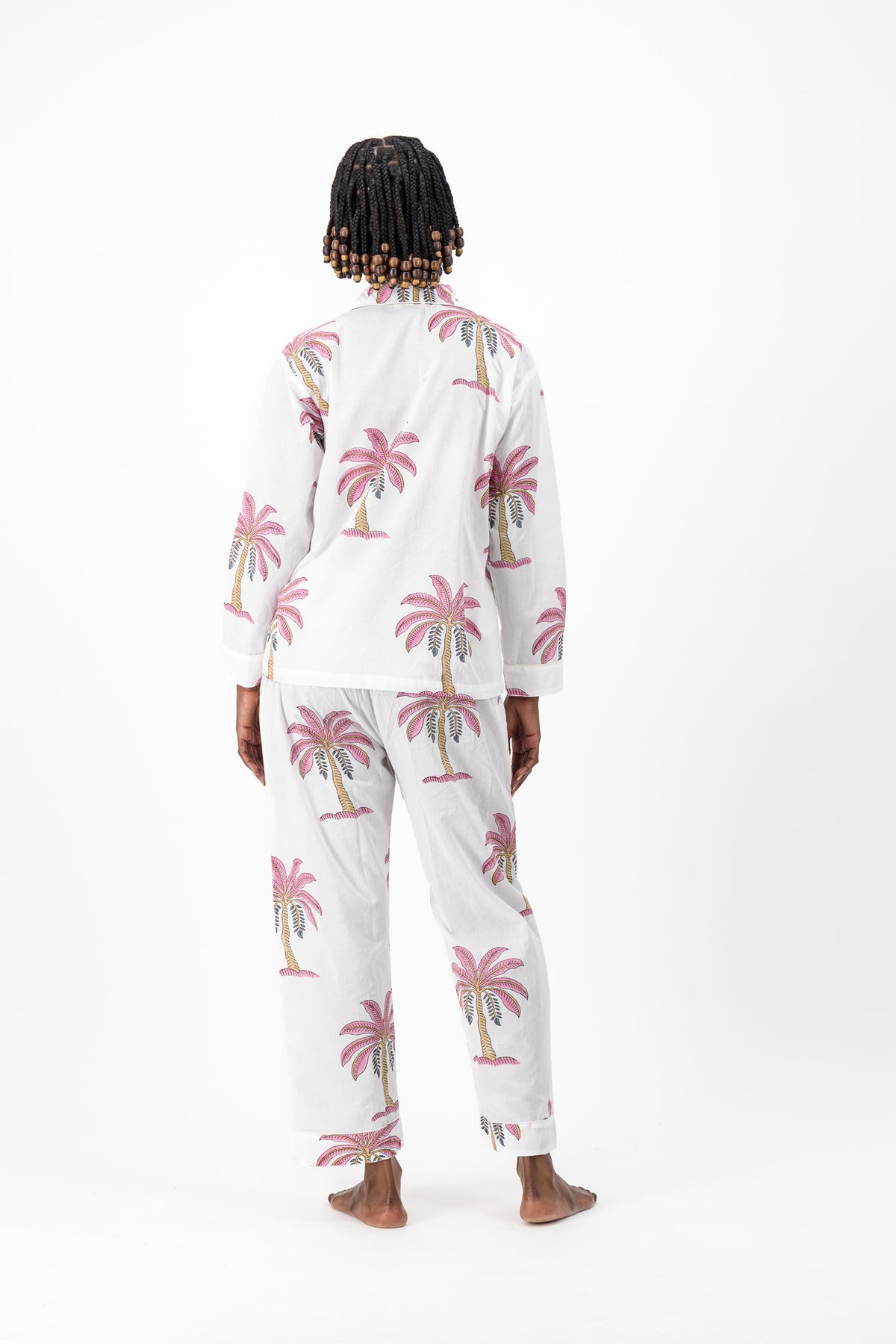 Pyjamas - Cerise Pink Palms