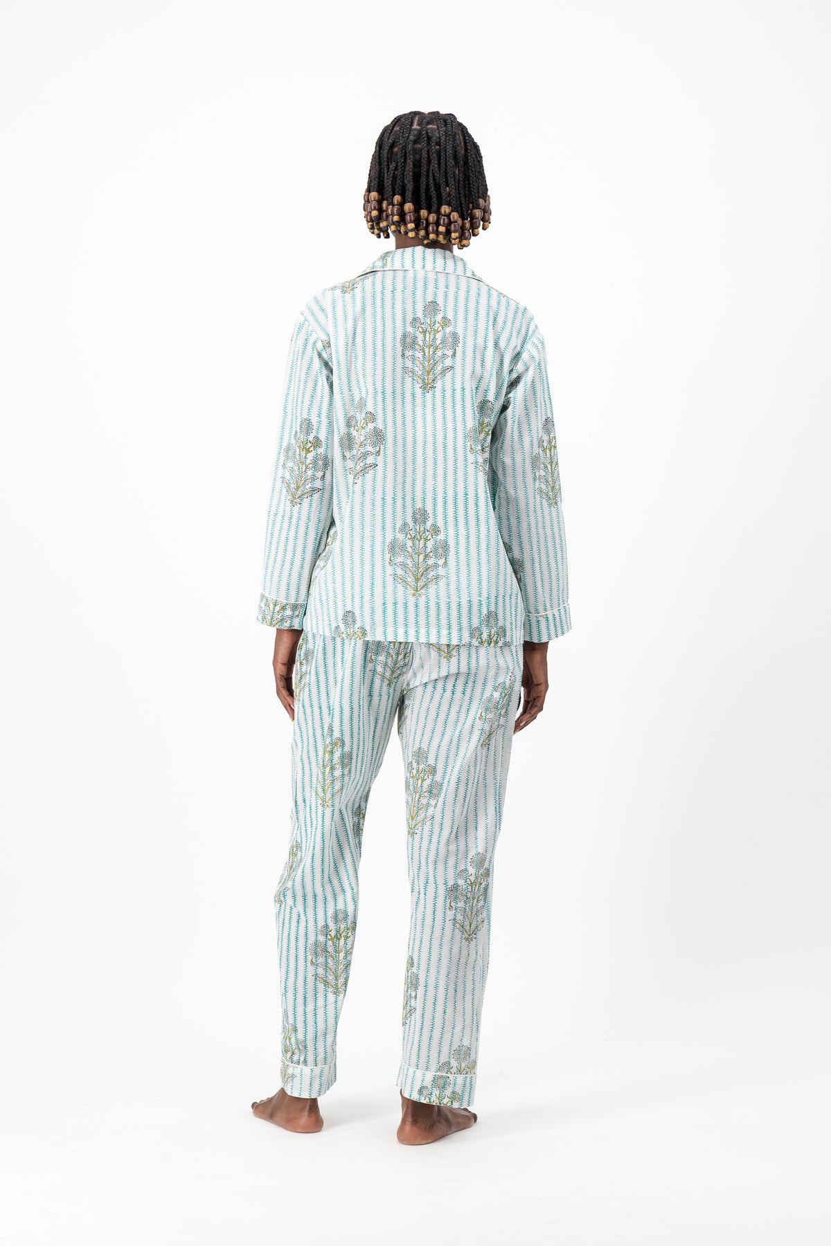 Pyjamas - Majestic Blue Mughal