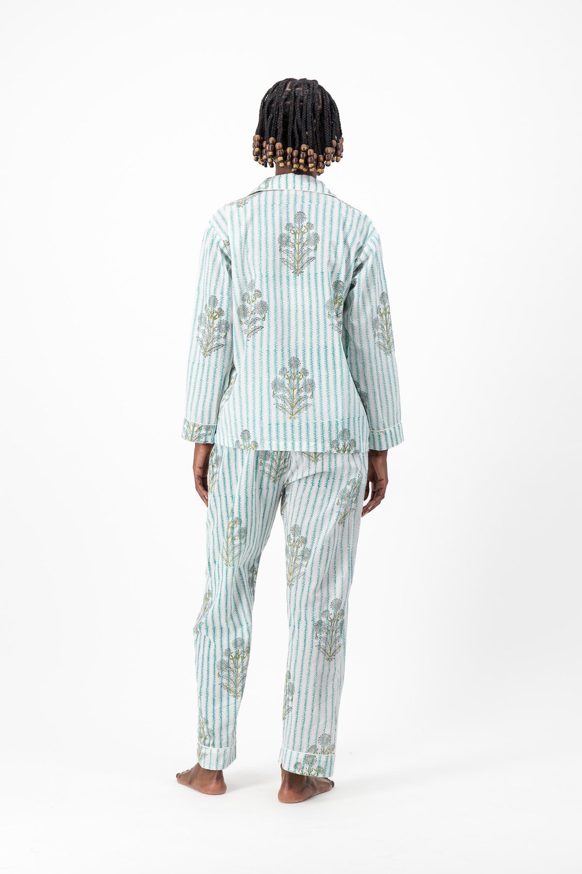 Pyjamas - Majestic Blue Mughal