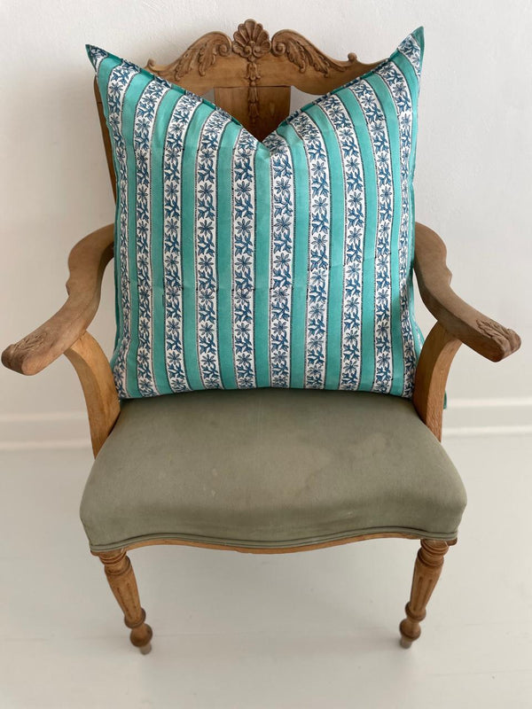 Cushion Cover - Teal Field