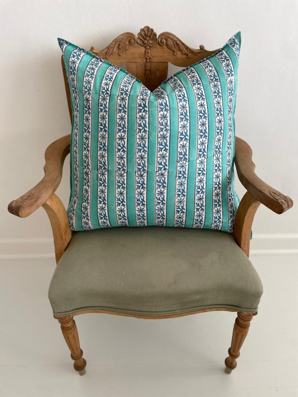 Cushion Cover - Teal Field