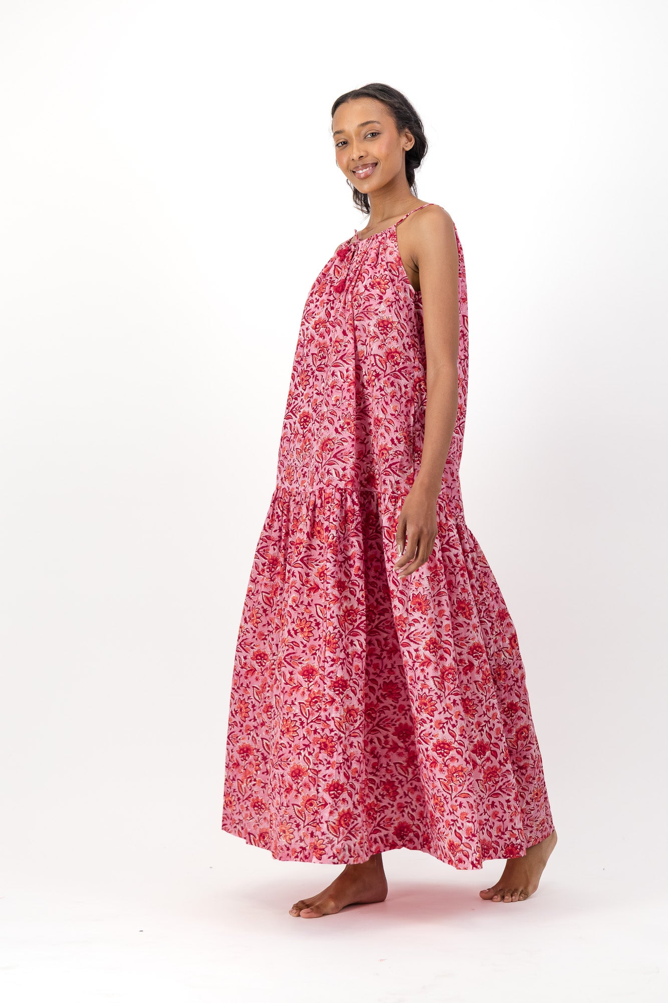 Kenza Dress - Cherry Fiesta
