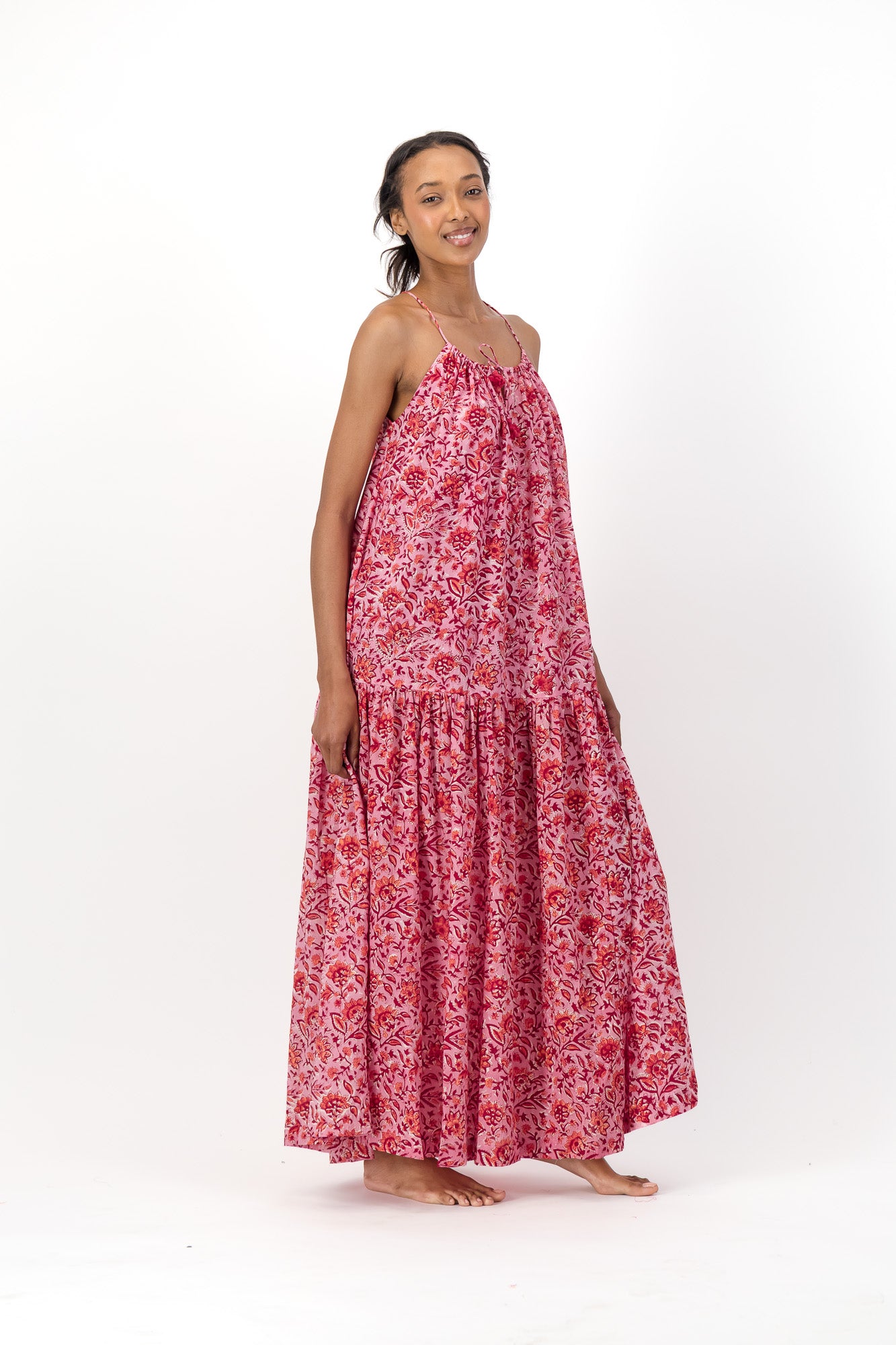 Kenza Dress - Cherry Fiesta