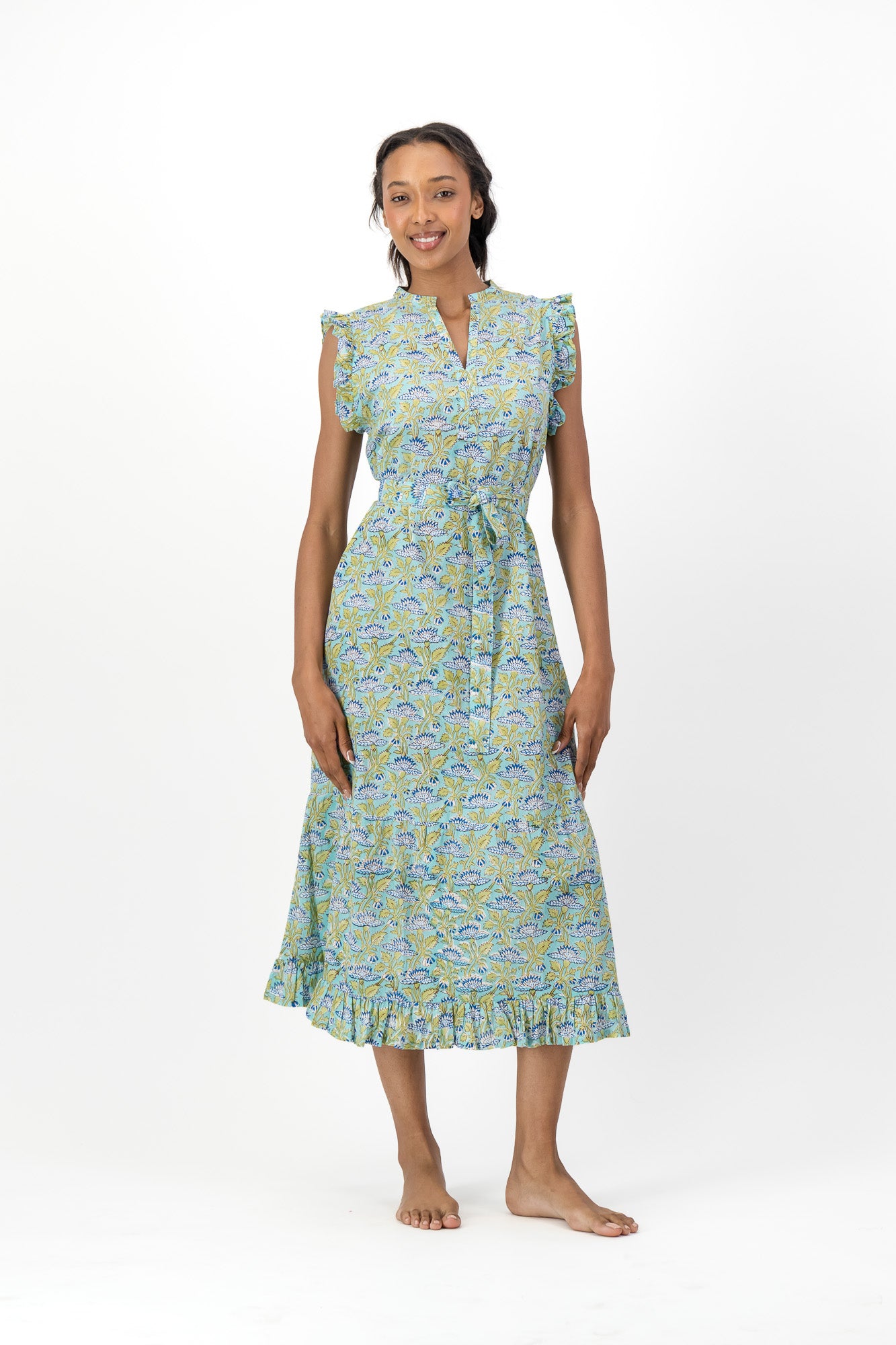 Maxine Dress - Blue Lotus