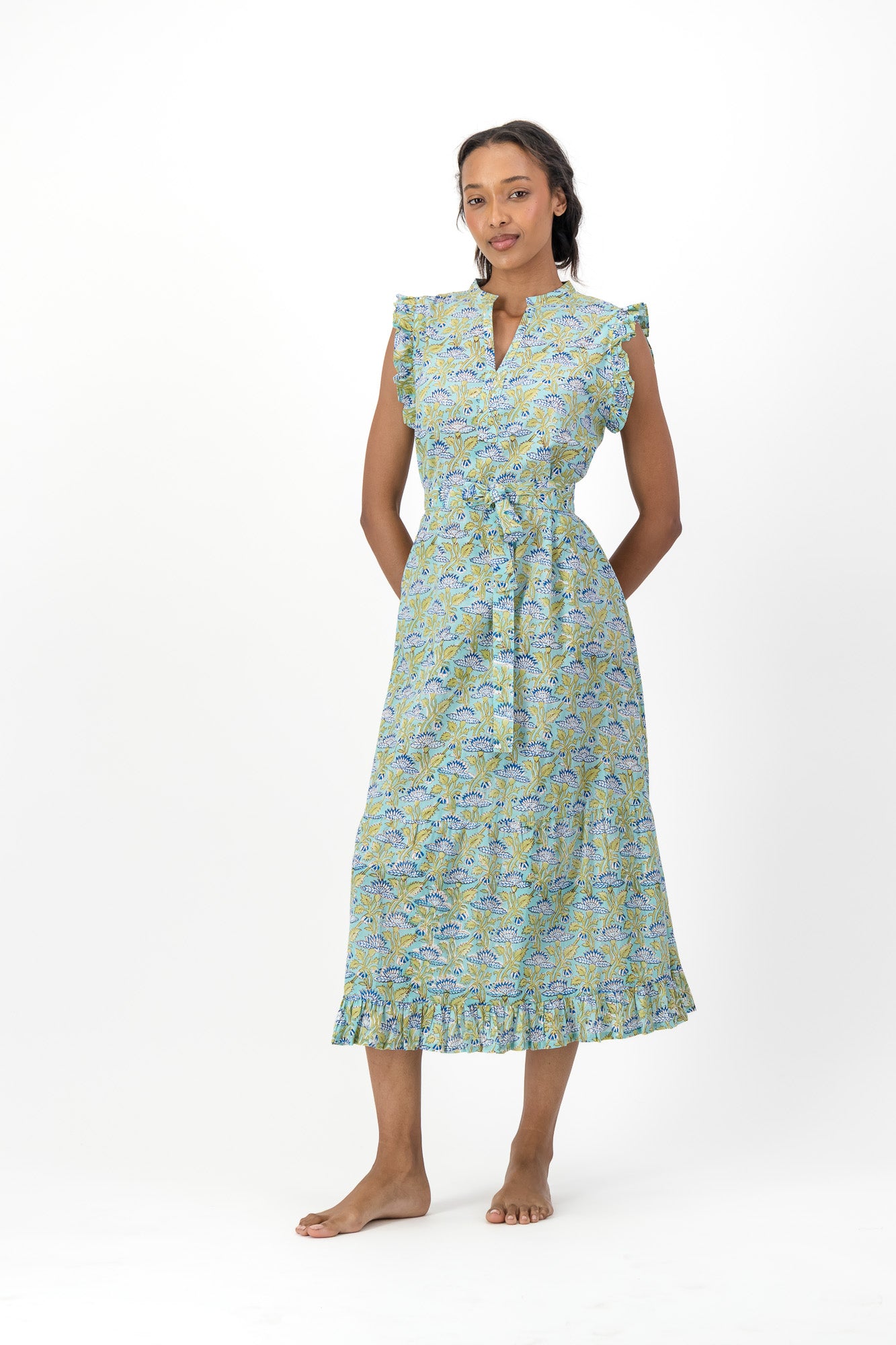 Maxine Dress - Blue Lotus