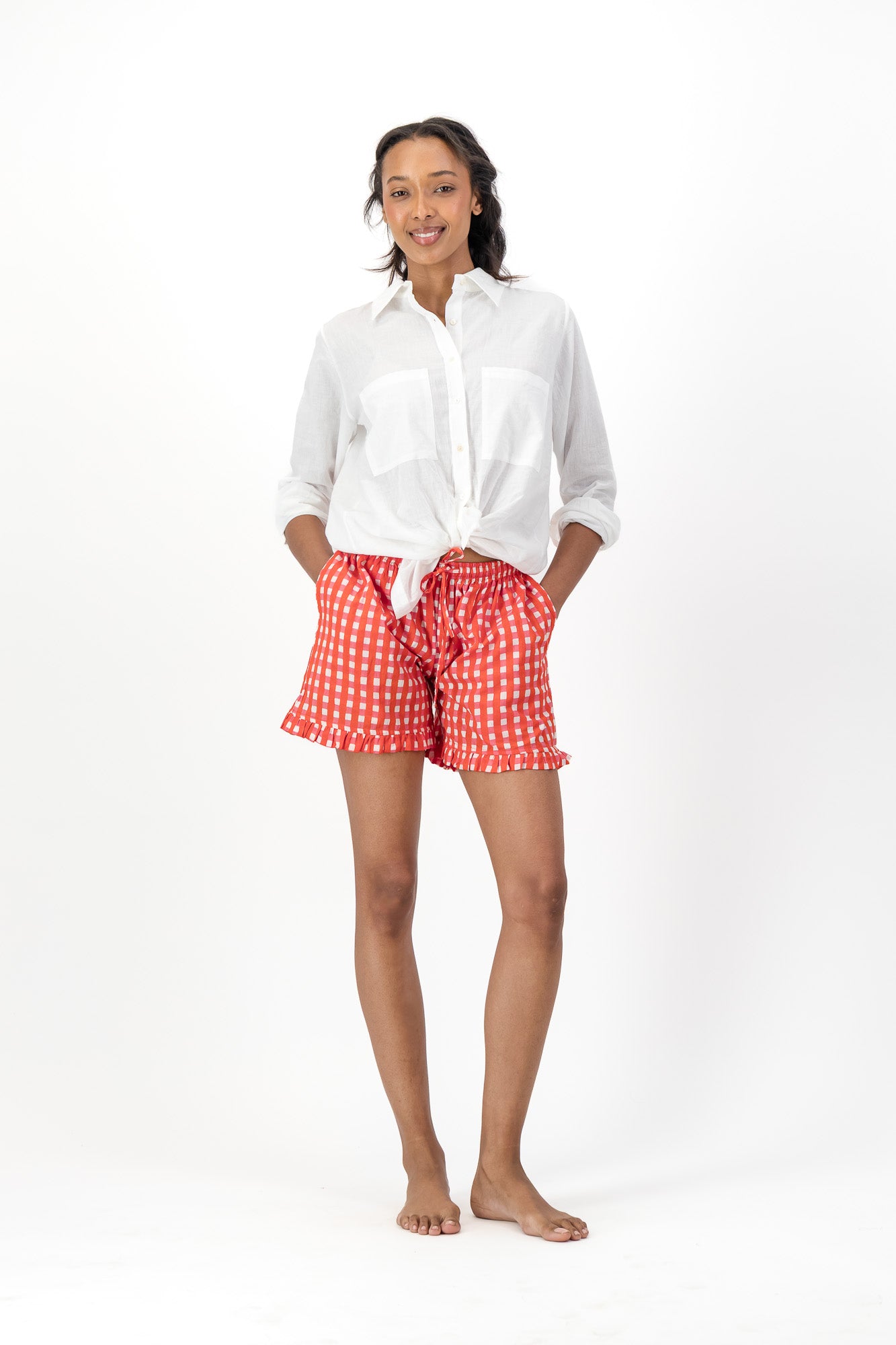 Classic Shirt Handloom - White